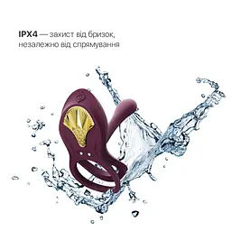 Смарт-ерекційне кільце Zalo BAYEK Velvet Purple - мініатюра 5