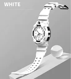 Дитячі розумні смарт-годинник Wonlex KT25 з камерою WI-FI GPS SIM-карта відеодзвінок White (17773) - мініатюра 2