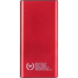 Додаткова батарея Gelius Pro Edge GP-PB10-013 10000 mAh Red - мініатюра 2