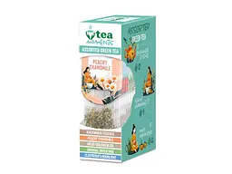 Чай пакетований зелений Tea Moments Assorted Green tea кадді - пакет 33,6г 15 пакетиків