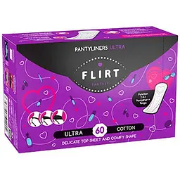 Прокладки щоденні FANTASY FLIRT slim cotton 60шт BIG PACK