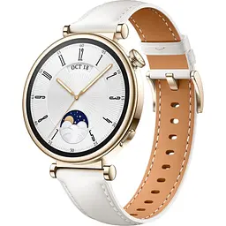 Smart Watch Huawei GT 4 41mm White (Leather Strap) UA - мініатюра 3