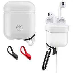 Силіконовий чохол Primo Sherp для Apple AirPods White - мініатюра 4