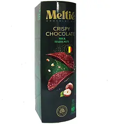 Чипси шоколадні Meltie Crispy Chocolate Milk Hezelnut 125 г