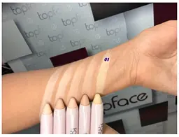 Консилер олівець TopFace Focus Point Concealer Pen PT563 01 Vanilla 12 шт. х 4 г - мініатюра 3