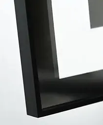 Дзеркало Dusel DE-M0061S1 Black 70x90 см, Чорний - мініатюра 2