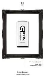 Захисне скло для Samsung Galaxy A52 (A525), Icon, 2.5D загартоване скло, повне проклеювання, глянсове, удароміцне, з олеофобним покриттям, сумісне з чохлами, міцність 9H, проста установка, ArmorStandart (ARM58123) - мініатюра 3