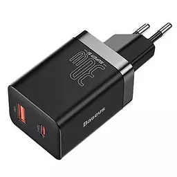 Адаптер сетевой BASEUS Super si Pro Quick Charge зарядное 2 порта USB + Type-C 30W (CCSUPP-E01)