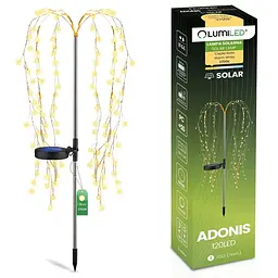 Сонячна лампа декоративне дерево, ефект водоспаду, Lumiled Adonis