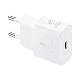 Мережевий зарядний пристрій Samsung 25W Type-C White (EP-T2510NWEGEU)