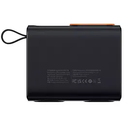 Автомобільний насос Baseus Mega EnergyPump Series Dual Cylinder 6000 mAh (CRNL060001) Black - мініатюра 4