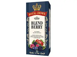 Чай пакетований чорний Royal Crown 2 г "BERRY BLEND" 25 пакетиків