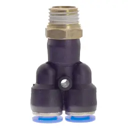 Штуцер цанговий (Y-подібний) Ø6 мм МТ 1/4" SIGMA (7027771) - мініатюра 3
