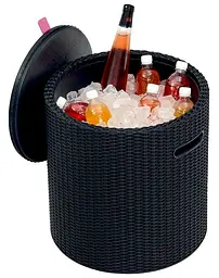 Стіл-бар Keter Cool Stool пластик антрацит - мініатюра 3