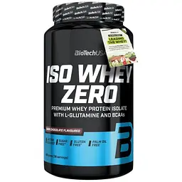 Протеїн BiotechUSA IsoWhey Zero Lactose Free Dark chocolate 908 г
