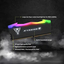 Модуль пам'яті для комп'ютера DDR5 32GB (2x16GB) 6400 MHz Viper Xtreme 5 Patriot (PVX532G64C32K) - мініатюра 12
