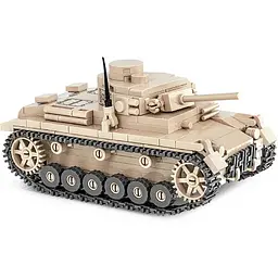 Конструктор Cobi Друга світова війна Танк Panzer III, 292 деталі (COBI-2712) - мініатюра 3