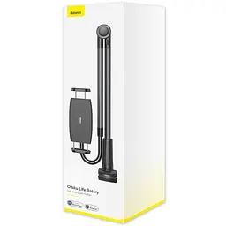 Тримач для телефону Baseus Otaku Life Rotary Adjustment Lazy Black SULR-B0G - мініатюра 5