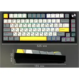 Клавіатура Epomaker TH80 SE Budgerigar Switch Black [TH80-SE-B-BV2] [125686] - мініатюра 7