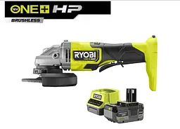 Шліфмашина кутова акумуляторна ONE+ НР RAG18X-1C40S 125мм 18В Ryobi teh0025405 - мініатюра 4