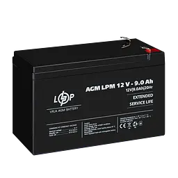 Акумулятор AGM LPM 12V - 9 Ah - мініатюра 4