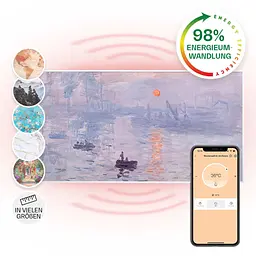 Інфрачервоний обігрівач Klarstein Wonderwall Air Art Smart (10035133) - мініатюра 6