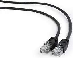 Патч-корд Cablexpert UTP CAT5e 3м Black (PP12-3M/BK) [67349] - мініатюра 2