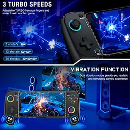 Геймпад HASACOOL для телефону Bluetooth з RGB та Hall-стіками, iPhone/Android - мініатюра 3