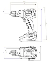 Шурупокрут-дриль акумуляторний BS 18 LT BL Q 18В Metabo teh0025174 - мініатюра 7
