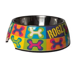 Миска для собак Rogz Bubble Pop Art поп арт 2 в 1 2x350 мл 20803