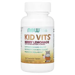 NOW Вітамінно-мінеральні комплекси для Дітей Kid Vits™ - 120 жувальних таблеток