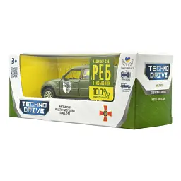 Машина TechnoDrive Автомодель серії Шеврони Героїв - Mitsubishi Pajero 4WD Tubro - 93 ОМБр (250283M) - мініатюра 5