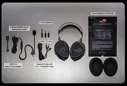 Ігрова гарнітура ASUS ROG Kithara 3.5мм/4.4мм./6.3мм Black (90YH0470-BHUA00) - мініатюра 13