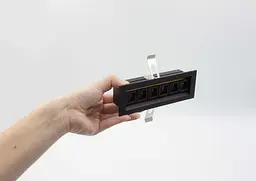Точковий світильник RSL74165 6×2W BK+GD 3000K - мініатюра 2