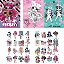 Розмальовка зі стікерами Tweens Cherry (LCB29)