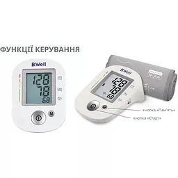 Автоматичний тонометр PRO-35 (манжета M-L з адаптером) B.Well - мініатюра 5