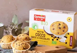 Мафіни Germinal Bio Muffin Cocco Gocce di Cioccolato 4 x 40г. - мініатюра 2