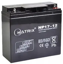 Акумуляторна батарея для ДБЖ Matrix AGM VRLA 12 V / 17 А*ч (NP17-12)