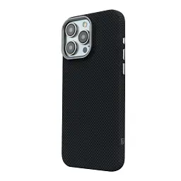 Чохол ArmorStandart LikeCarbon2 MagCase для Apple iPhone 15 Pro Kevlar Black - мініатюра 5