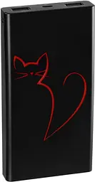 Портативна батарея Gelius Pro Led Power Cat GP-PB10-10L 10000mAh Black - мініатюра 3