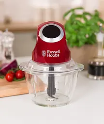 Подрібнювач Desire, 200Вт, чаша-1000мл, скло, корпус-пластик, червоний Russell Hobbs kuh0015529 - мініатюра 6