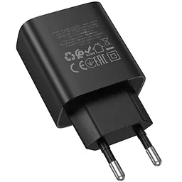 МЗП Borofone BA95A Ilustre QC3.0 (1USB-A) Black - мініатюра 3
