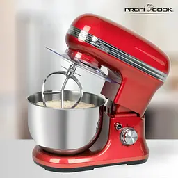 Планетарний міксер-тестоміс Profi Cook PC-KM 1197 Red 5л - мініатюра 2