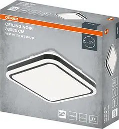 Osram Світильник накладний CEILING NOIR 330мм Square 24Вт 4000K - мініатюра 4