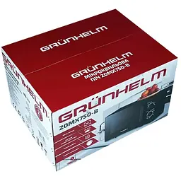 Мікрохвильова піч Grunhelm 20MX750-B 700 Вт 20 л чорна (138241) - мініатюра 6
