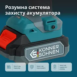 Комплект Könner&Söhnen акумуляторного електроінструменту (KS ID20V-60 KIT 74 PLUS) - мініатюра 3
