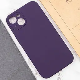 Чохол Silk Full Camera Protective (AA) NO LOGO для Apple iPhone 13 (6.1") Фіолетовий / Elderberry - мініатюра 6