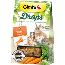 Ласощі GimBi для гризунів, дропси з морквою, 50 г - мініатюра 5