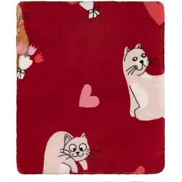 Плед Ardesto Flannel 160 x 200 см котики з сердечками (ART0124PB) - мініатюра 3