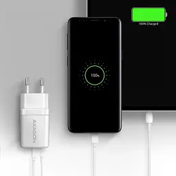 Зарядний пристрій AXAGON 1xUSB QC3.0 + 1xUSB-C PD20W white (ACU-PQ20W) - мініатюра 7
